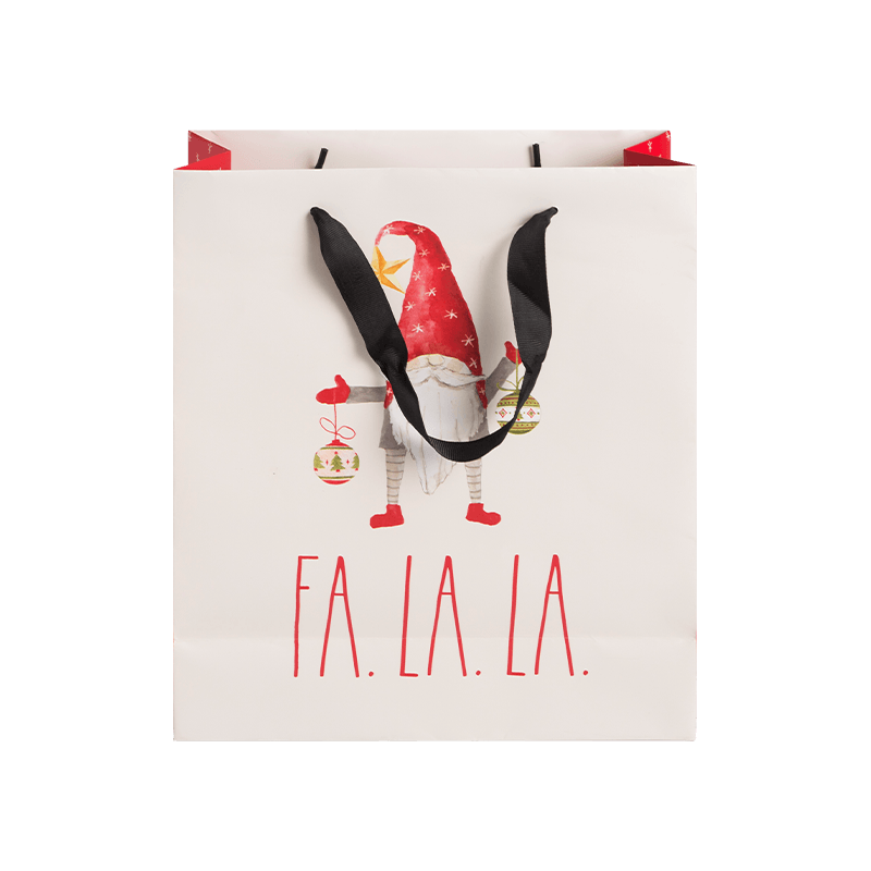 Fabriksengros Custom Christmas Paper Bag Luksus Gavepose Indkøbstaske med logo og mønster