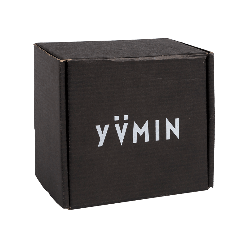 Engros sorte forsendelsesæsker Custom Logo Pap Mailer Box Sort bølgepap æsker
