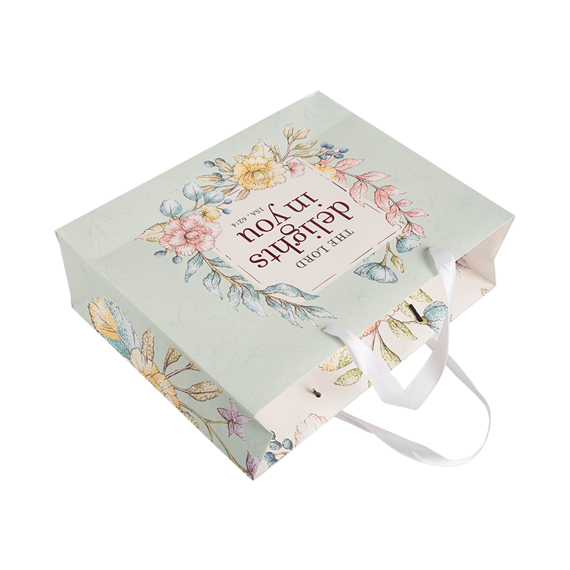 New Fashion Luksus Store Papir Tasker Til Fødselsdag Custom Reb Håndtag Gaveposer